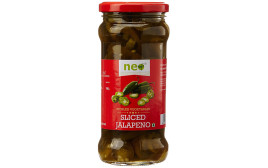 Neo Pickled Vegetables Sliced Jalapeno   Glass Jar  350 grams